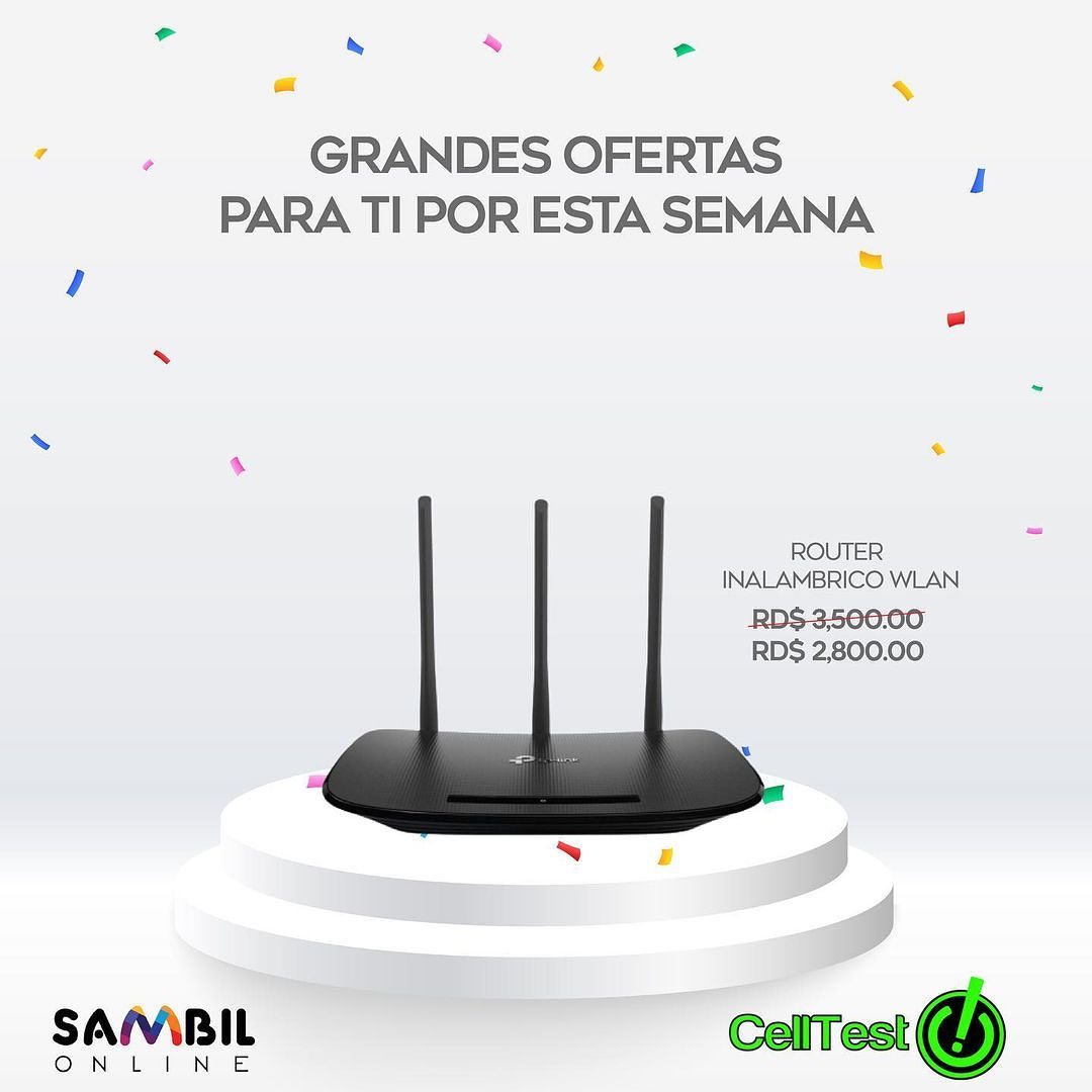 Elegante Router Inalambrico Glam